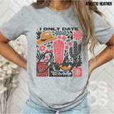 DTF Transfer - DTF011857 I Only Date Cowboys