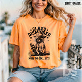 DTF Transfer - DTF011884 Class Dismissed Raccoon Single Color