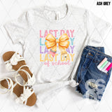 DTF Transfer - DTF011895 Last Day of School Pencil Bow