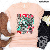 DTF Transfer - DTF011941 Lucky Girl