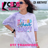 DTF Transfer - DTF011949 Mermaid Hair Don't Care