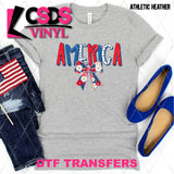 DTF Transfer - DTF011955 America Coquette Bow