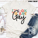 DTF Transfer - DTF011968 It's OK to Say Gay