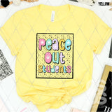 DTF Transfer - DTF012047 Peace Out Students