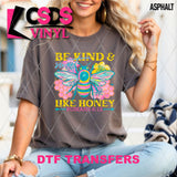 DTF Transfer - DTF012051 Be Kind & Sweet like Honey