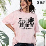 DTF Transfer - DTF012055 Feral Mama Single Color