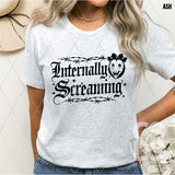 DTF Transfer - DTF012056 Internally Screaming Single Color