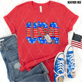 DTF Transfer - DTF012074 USA Dog Tag