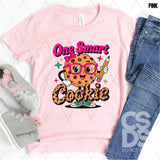 DTF Transfer - DTF012077 One Smart Cookie Pink