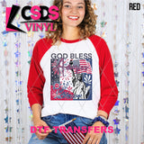 DTF Transfer - DTF012080 God Bless America