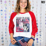 DTF Transfer - DTF012080 God Bless America