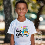 DTF Transfer - DTF012089 We Out Blue Pencil