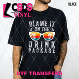 DTF Transfer - DTF012100 Blame It on the Drink Package
