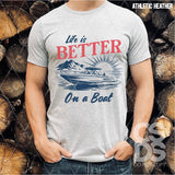 DTF Transfer - DTF012101 Life is Better on a Boat