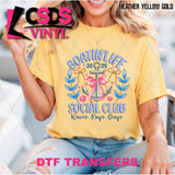 DTF Transfer - DTF012107 Boatin' Life Social Club