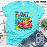DTF Transfer - DTF012136 Float Drink Tan Repeat