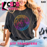 DTF Transfer - DTF012138 Warning Girls Trip in Progress