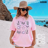 DTF Transfer - DTF012141 Skull Head Beach Grid