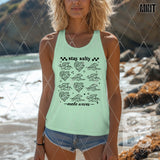 DTF Transfer - DTF012142 Stay Salty Make Waves Single Color