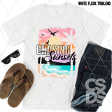 DTF Transfer - DTF012146 Chasing Sunsets Black