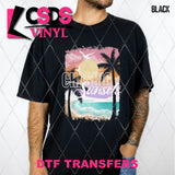 DTF Transfer - DTF012147 Chasing Sunsets White
