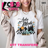 DTF Transfer - DTF012155 Lake Mode On