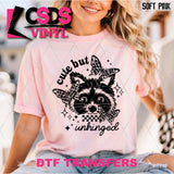 DTF Transfer - DTF012177 Cute but Unhinged