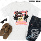 DTF Transfer - DTF012179 Chasing Sunsets Black