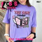 DTF Transfer - DTF012186 True Crime Reader