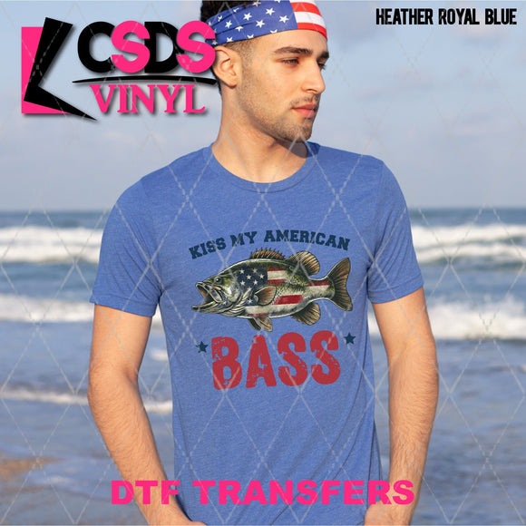 DTF Transfer - DTF012191 Kiss My American Bass