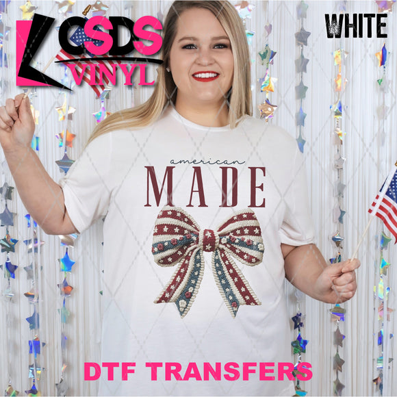 DTF Transfer - DTF012194 American Made Bow