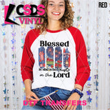 DTF Transfer - DTF012199 Blessed is She Who Trusts the Lord