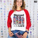 DTF Transfer - DTF012199 Blessed is She Who Trusts the Lord