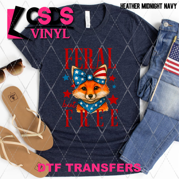 DTF Transfer - DTF012200 Feral and Free