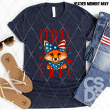 DTF Transfer - DTF012200 Feral and Free