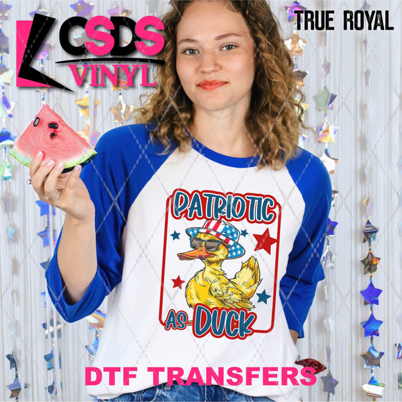 DTF Transfer - DTF012204 Patriotic as Duck