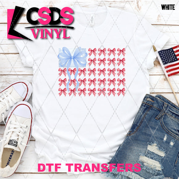 DTF Transfer - DTF012213 Coquette Bows Flag