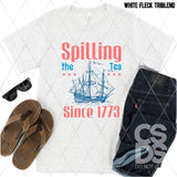 DTF Transfer - DTF012216 Spilling the Tea Since 1773