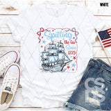 DTF Transfer - DTF012221 Spilling the Tea Since 1773