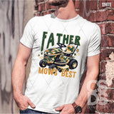 DTF Transfer - DTF012233 Father Mows Best