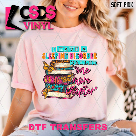 DTF Transfer - DTF012235 I Have a Sleeping Disorder