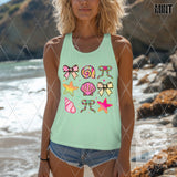 DTF Transfer - DTF012244 Beach Grid