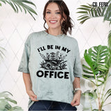 DTF Transfer - DTF012245 I'll be in My Office Garden Single Color
