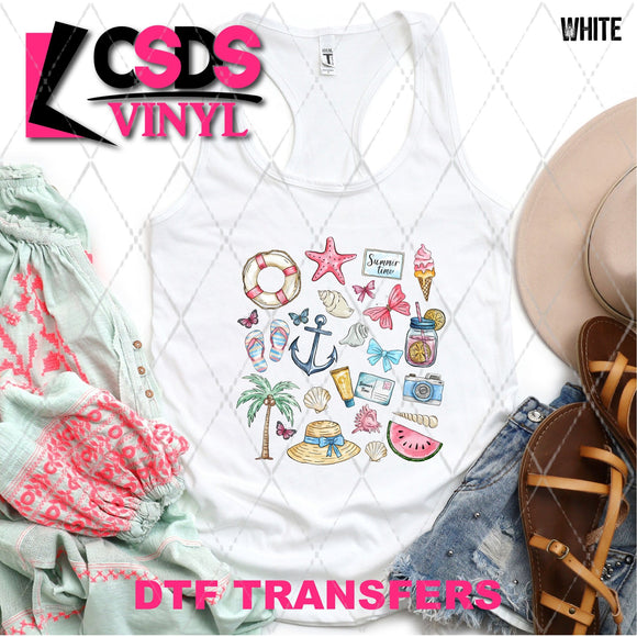 DTF Transfer - DTF012249 Beach Collage