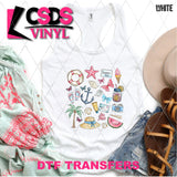 DTF Transfer - DTF012249 Beach Collage