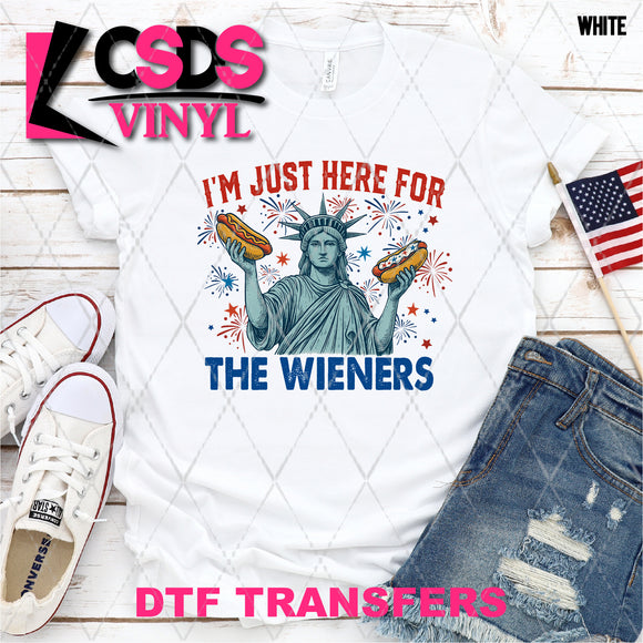 DTF Transfer - DTF012254 I'm Just Here for the Wieners