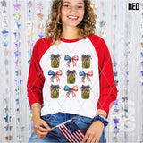 DTF Transfer - DTF012255 Patriotic Coquette Pickle Grid