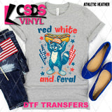 DTF Transfer - DTF012258 Red White and Feral