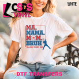 DTF Transfer - DTF012260 Ma Mama Mom Bruh Baseball