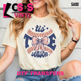DTF Transfer - DTF012283 Tis the Season Baseball